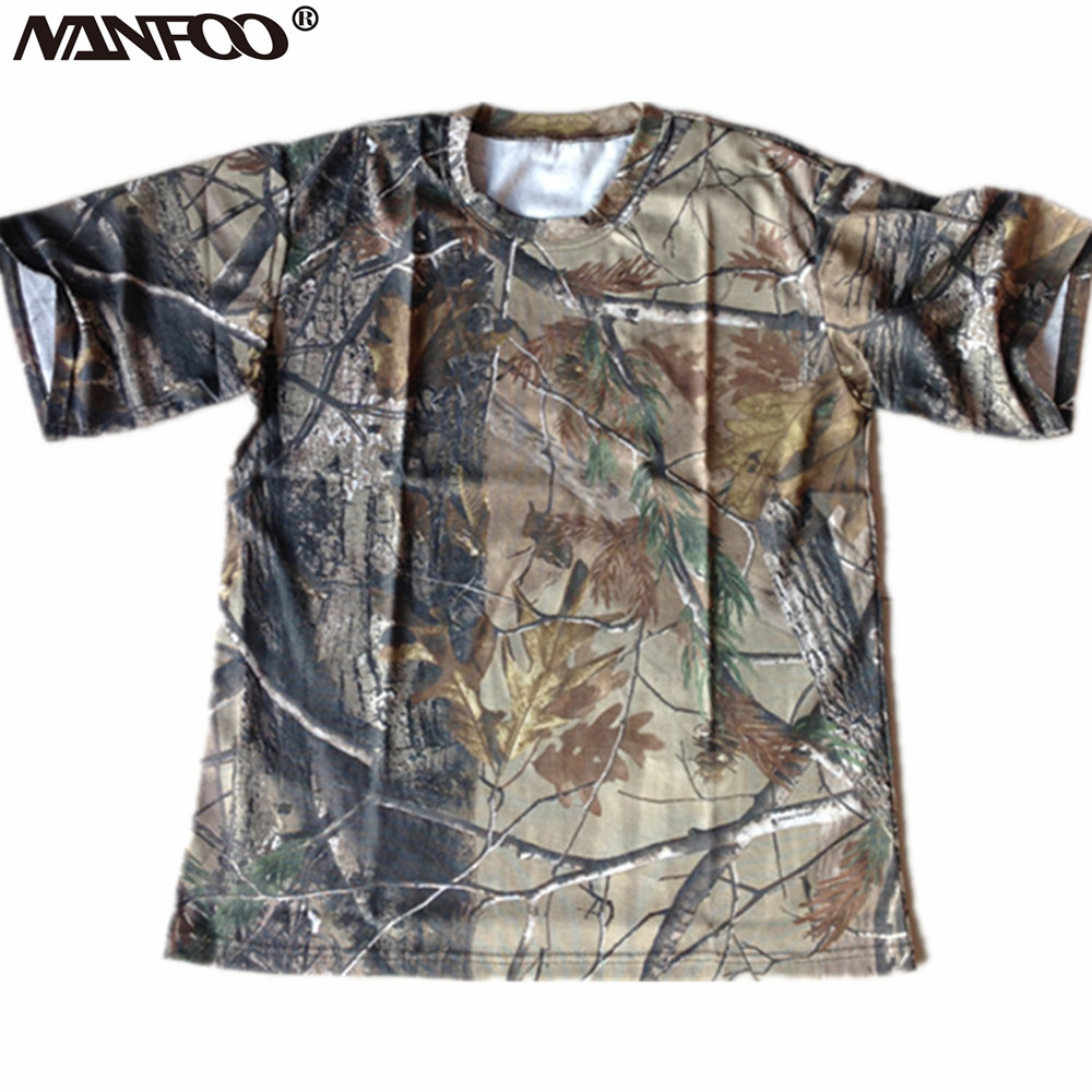 Hunting And Outdoor Shows - Erkek yaz kısa kollu T-Shirt yuvarlak