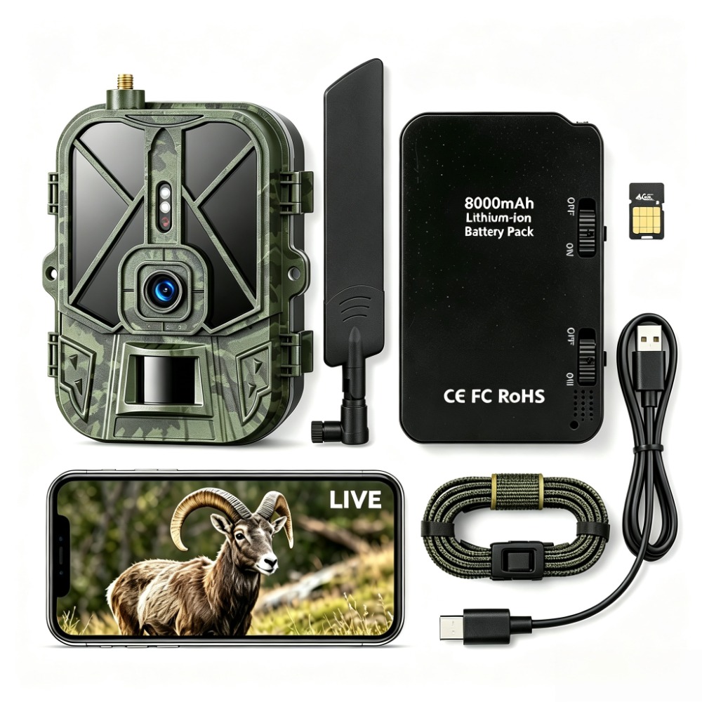 Hunting And Outdoor Shows - Dış Mekan 4G 120MP 4K Canlı