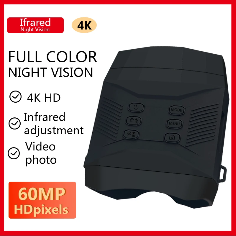 Trail Camera Infrared - 1 adet Tam Renkli Dürbün Gece
